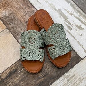 Jellypop Crochet Slide Sandals